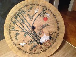 2x ombrelle asiatique en bamboo /  / Sonnenschirm