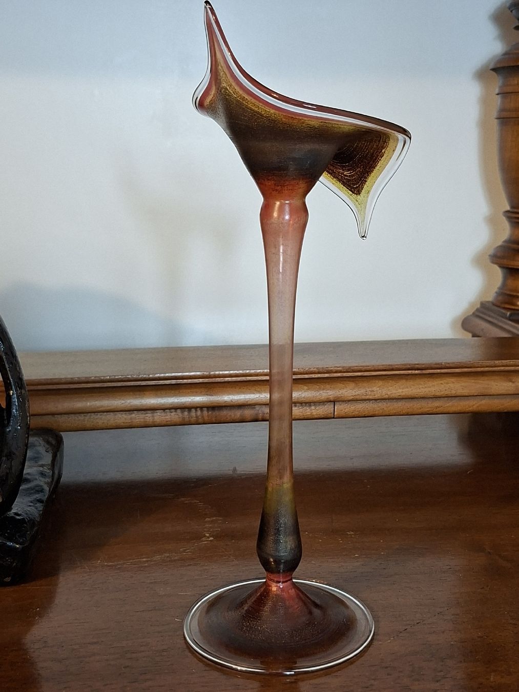 Vasi & Recipienti: Vase Jugendstil Calla Glas  – Usato da Steffisburg venduto da ZeitReise_ 1