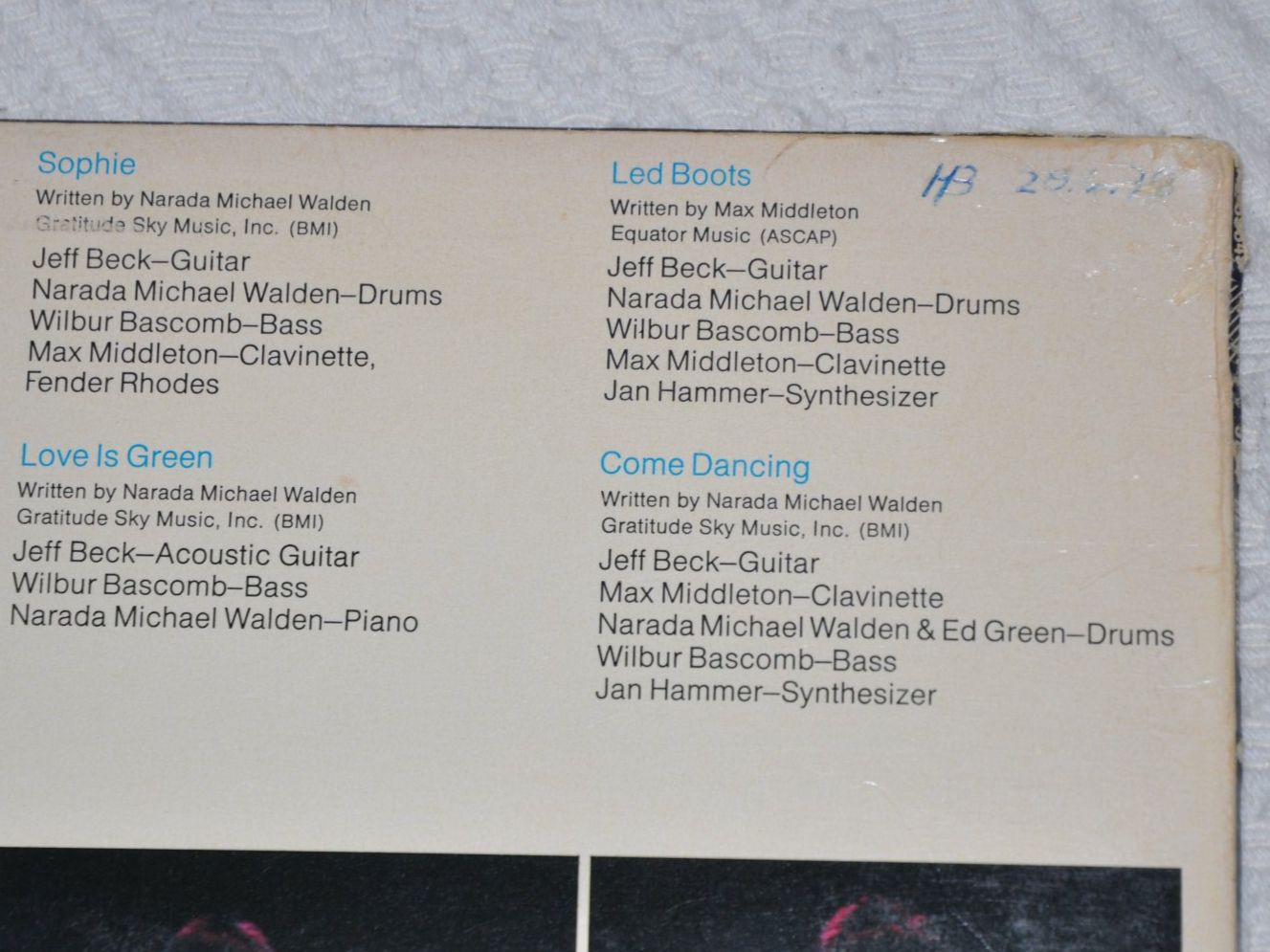 Schallplatten: LP Jeff Beck - Wired – Gebraucht aus Boll von Theodora15 2