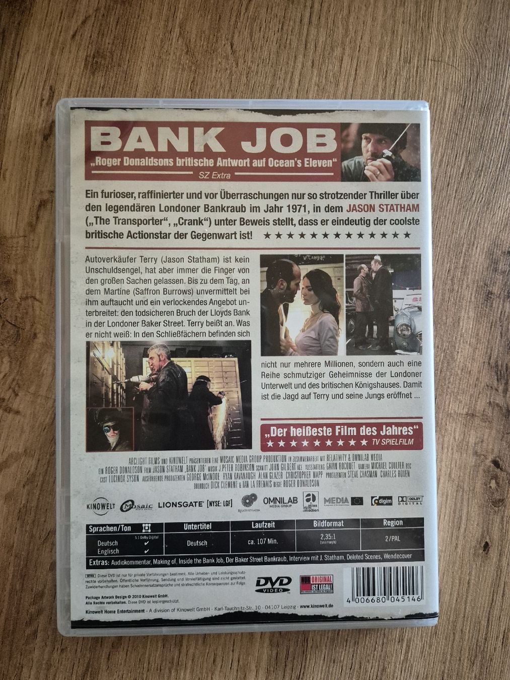 Tutti i DVDs: Bank Job DVD – Nuovo (secondo la descrizione) da Berneck venduto da jst_nk6y 1