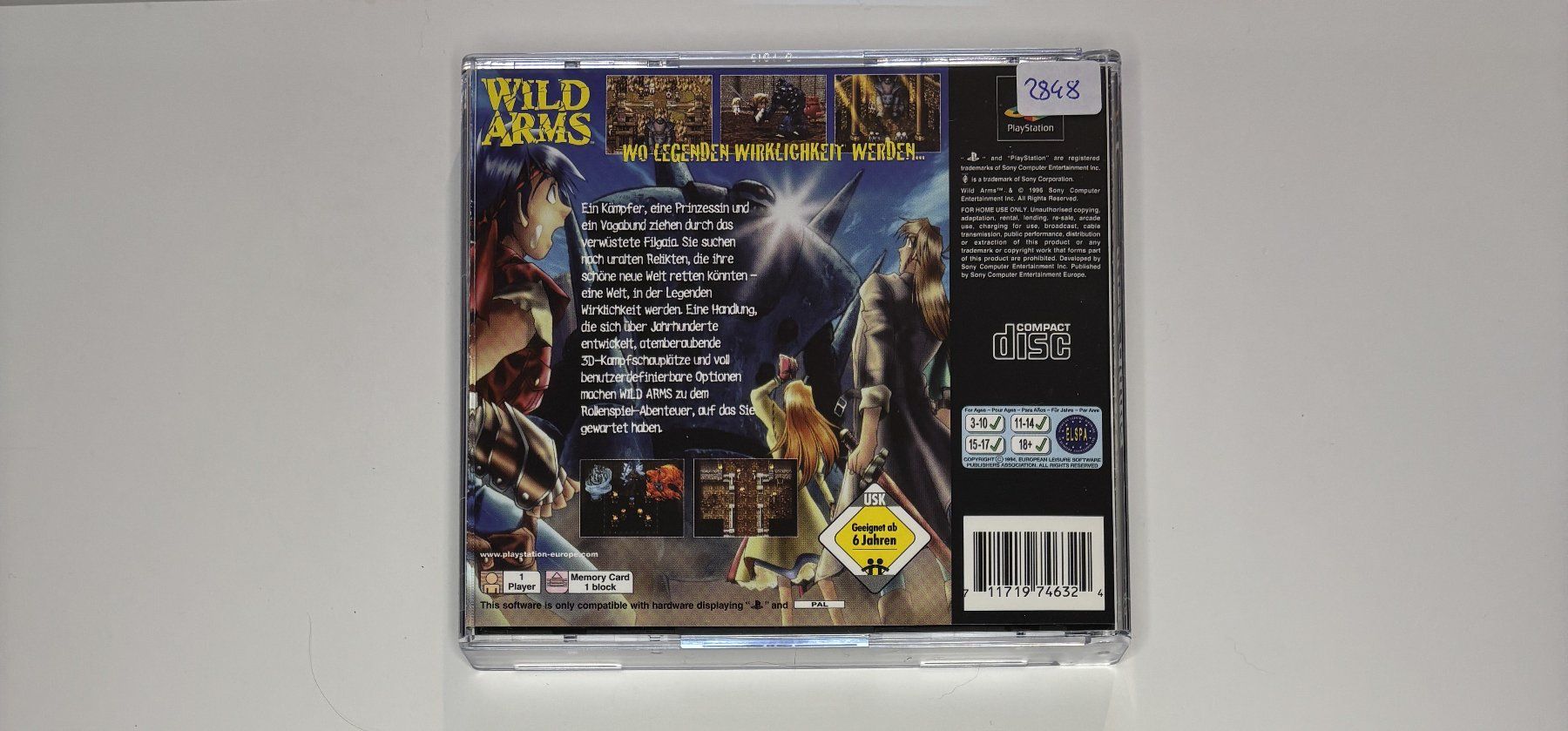 Giochi: PS1 - Wild Arms – Usato da Allschwil venduto da Bullach 2