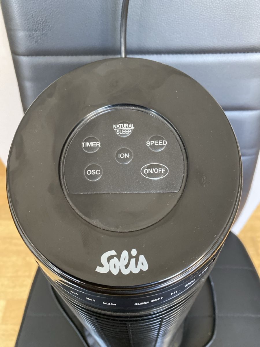 Solis Ventilatori: Solis Turmventilator schwarz mit Oszillation und Timer – Usato da Glarus venduto da sil_m5mb 2