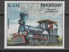 PARAGUAY : DAMPFLOKOMOTIVE 1861 (10