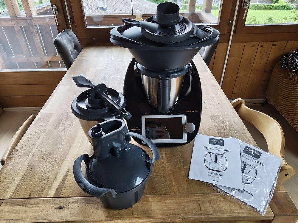 Thermomix TM6 Noir - Garantie Jusqu'à Juillet 2026 - Occasion