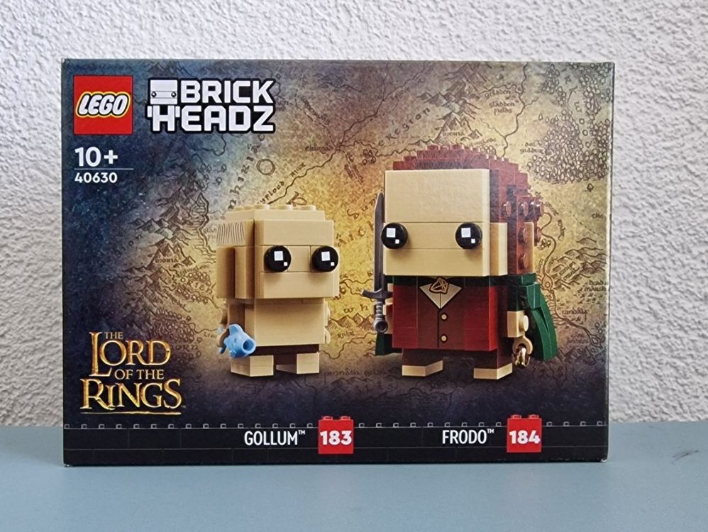 LEGO 40630 40631 40632 Lord of the Rings Brickheadz -GANDALF, ARAGORN & shops GOLLUM