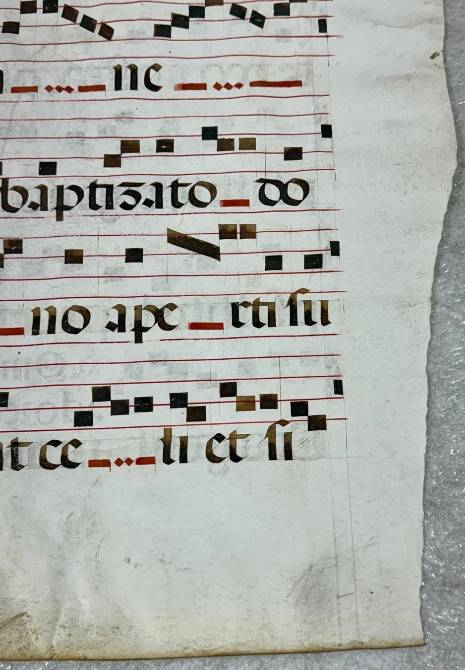 Dokumente: Antikes (Doppelseitiges) Pergament-Manuskript 15 Jahrhundert – Gebraucht aus Basel von Upps_23 6