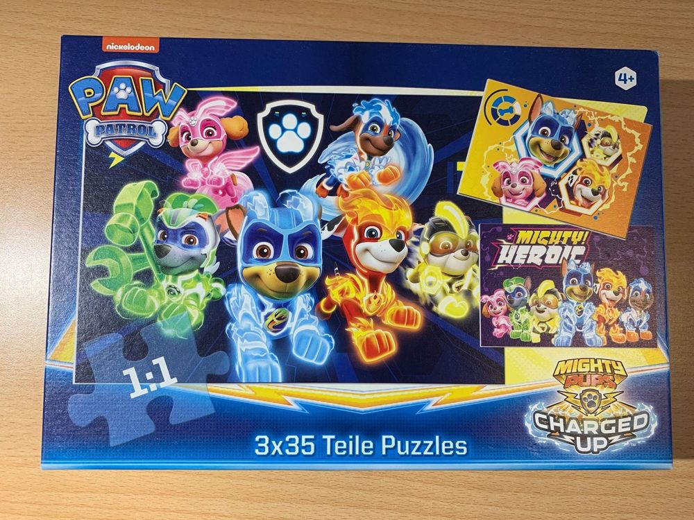 Paw Patrol Puzzle 3 x 35 Teile (Gebraucht) in Birmensdorf ZH für CHF 3 ...