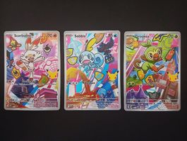 First Partner Serie 2 Sobble Scorbunny Grookey Pokémon EN