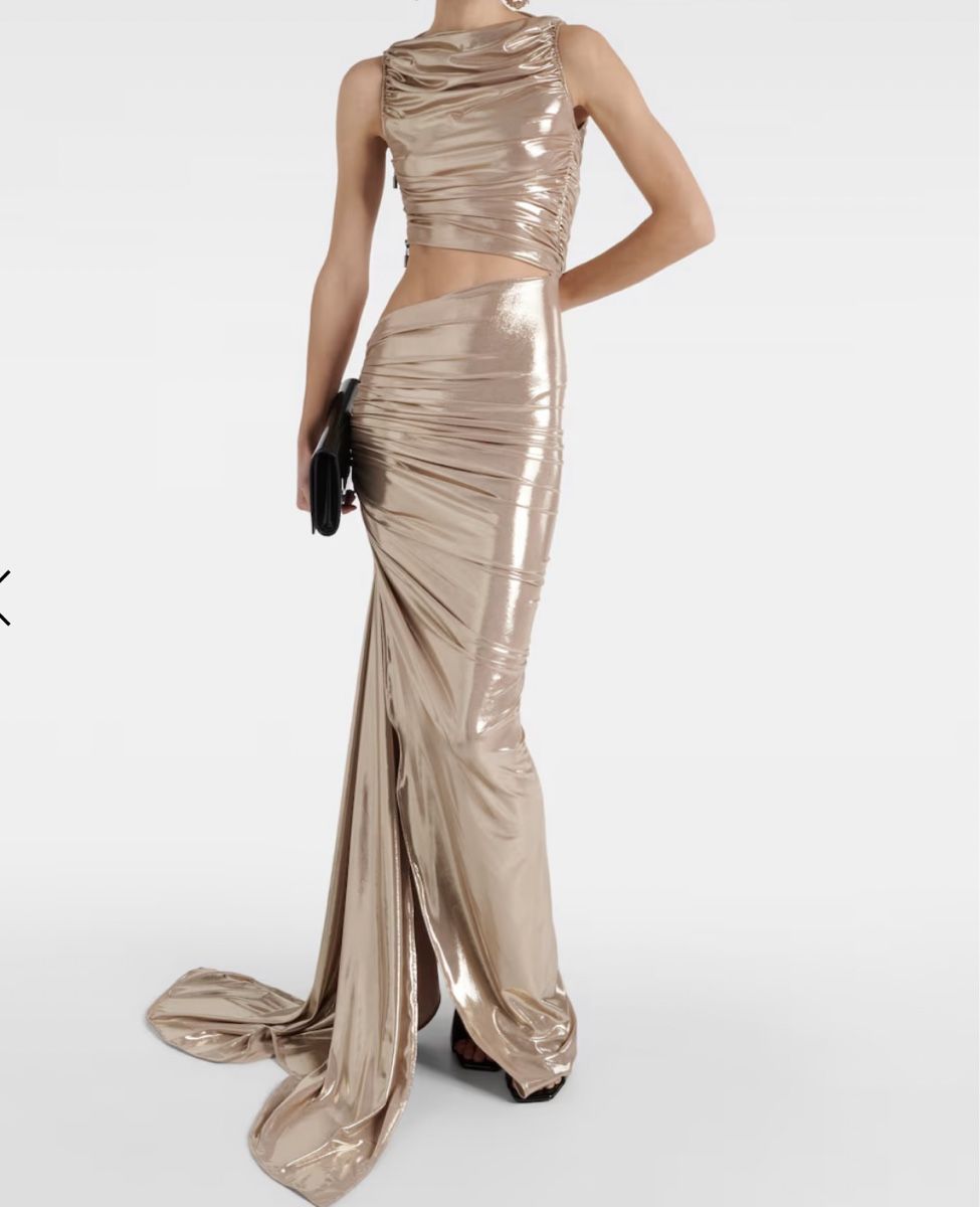 Vestiti: Maticevski long golden dress – Nuovo (secondo la descrizione) da Genève venduto da val_rp9x