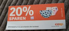 20% Rabatt! Coop Bambino Mio Gutschein bis 30.06.2026!