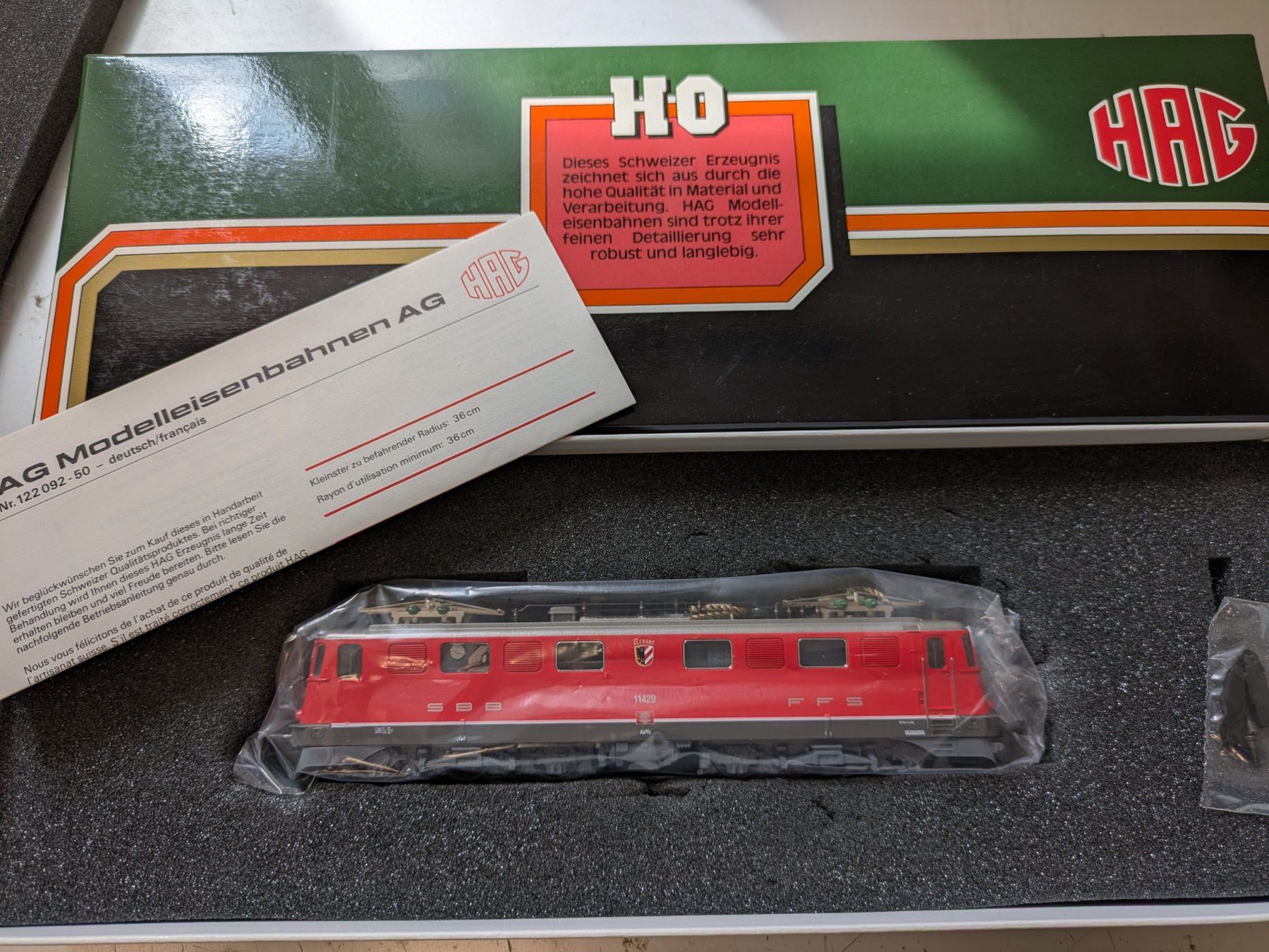 Hag Modelleisenbahnen: HAG 124 E-Lok Ae 6/6 Altdorf SBB – Neu (gemäss Beschreibung) aus Lohn SH von Gitane0 6