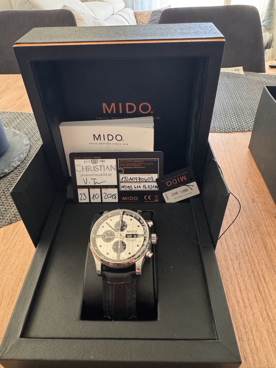 Mido Uhren: MIDO Multifort Automatik Chronograph – Gebraucht aus Gossau ZH von Habel