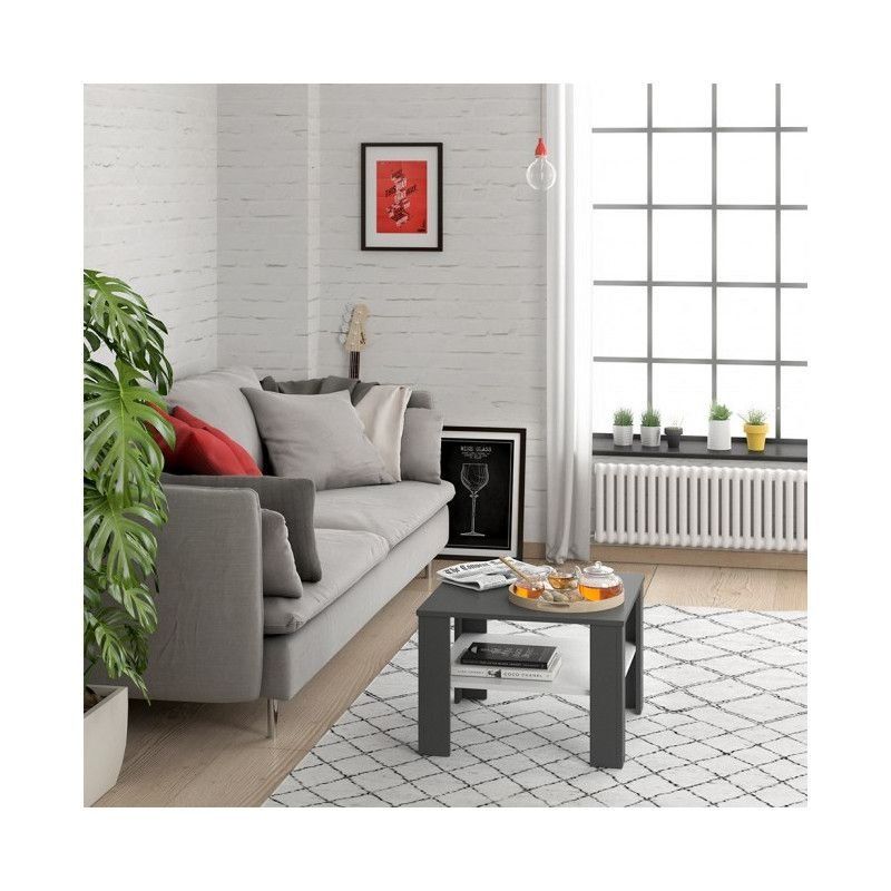 Tische: Couchtisch Beistelltisch Anthrazit/Weiss - Sofatisch – Neu und originalverpackt aus Wallenwil von toesstal-vertrieb 2