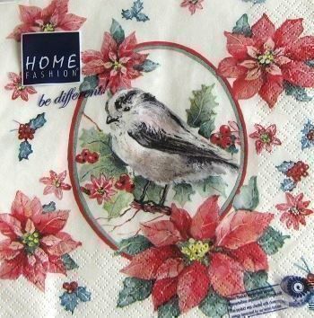 Tovaglioli: Serviette winter chickadee (w509) 2Stk. – Nuovo (secondo la descrizione) da Schlatt TG venduto da kreativ-atelier