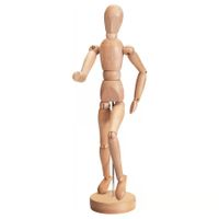 Bewegliche Holzfigur, Gelenkpuppe, neu