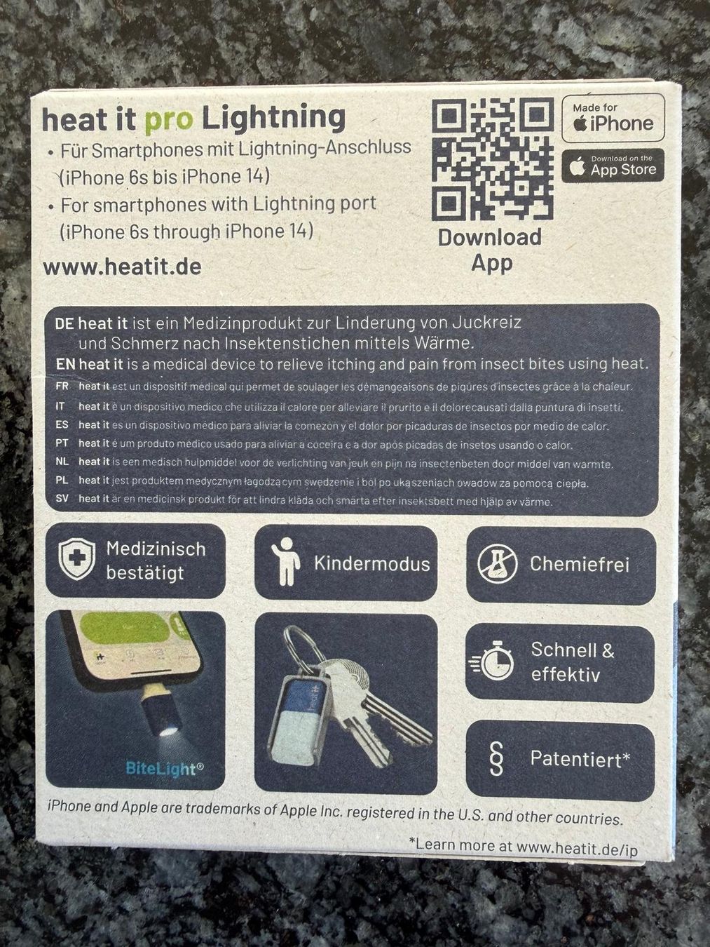 Attrezzature mediche: Heat it PRO (Lightning pour iPhone 6S - 14) – Nuovo e nell'imballaggio originale da Misery venduto da Titi57 6