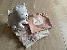 neues Baby Geschenk Set Gr. 62 "Büsi"