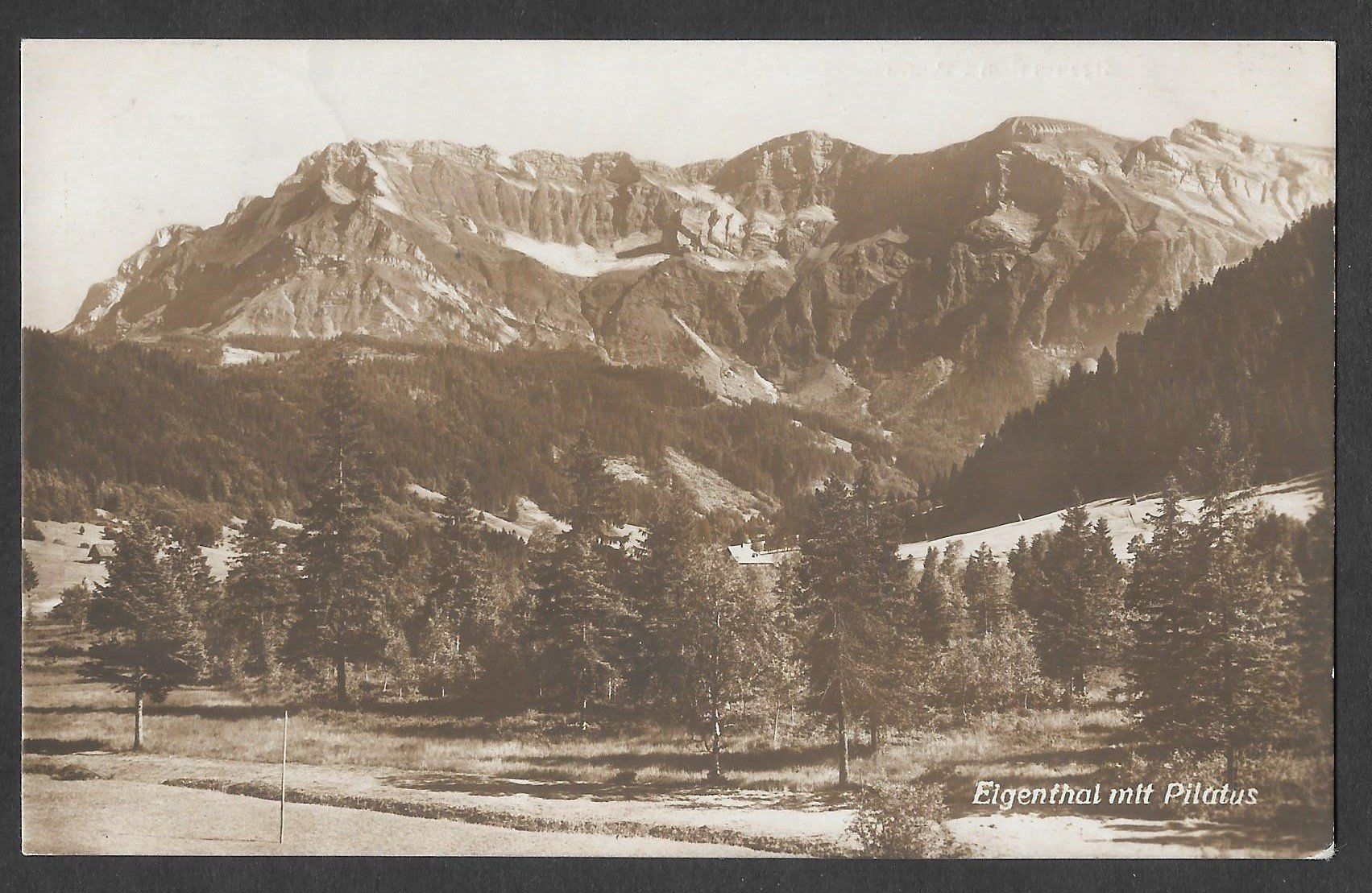 Cartoline postali: Eigenthal mit Pilatus – Usato da Olten venduto da clotaldi