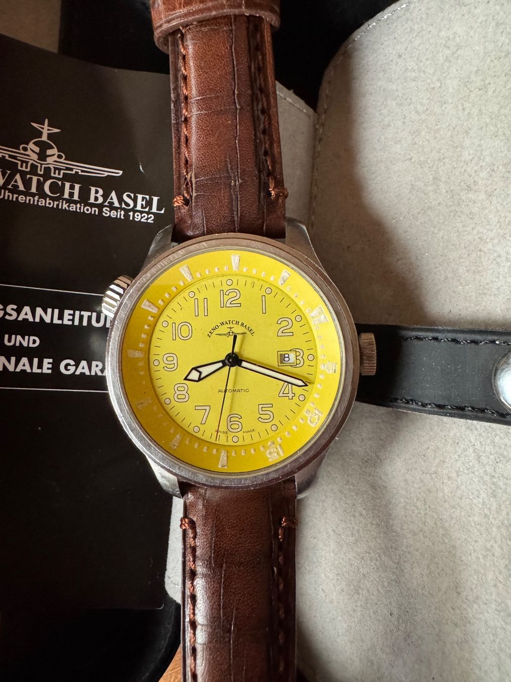 Orologi: Ältere Pilotenuhr, Zeno Watch Fellow Oversized, Automatic – Usato da Rünenberg venduto da Kopflaus81 2