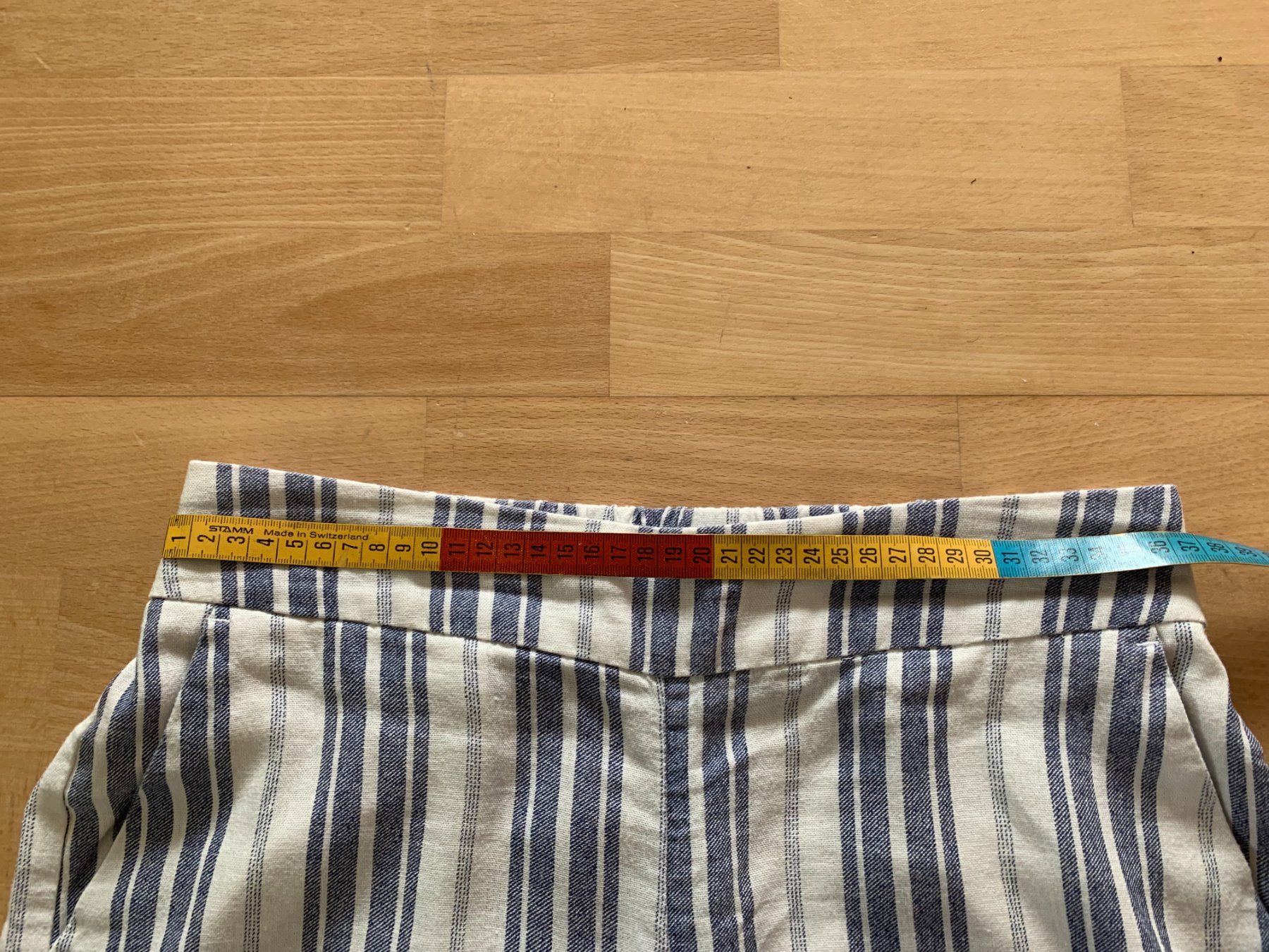 Hosen: Springfield Culotte Hose in Gr. S, Blau/Weiss – Gebraucht aus Worb von farben20zauber 4