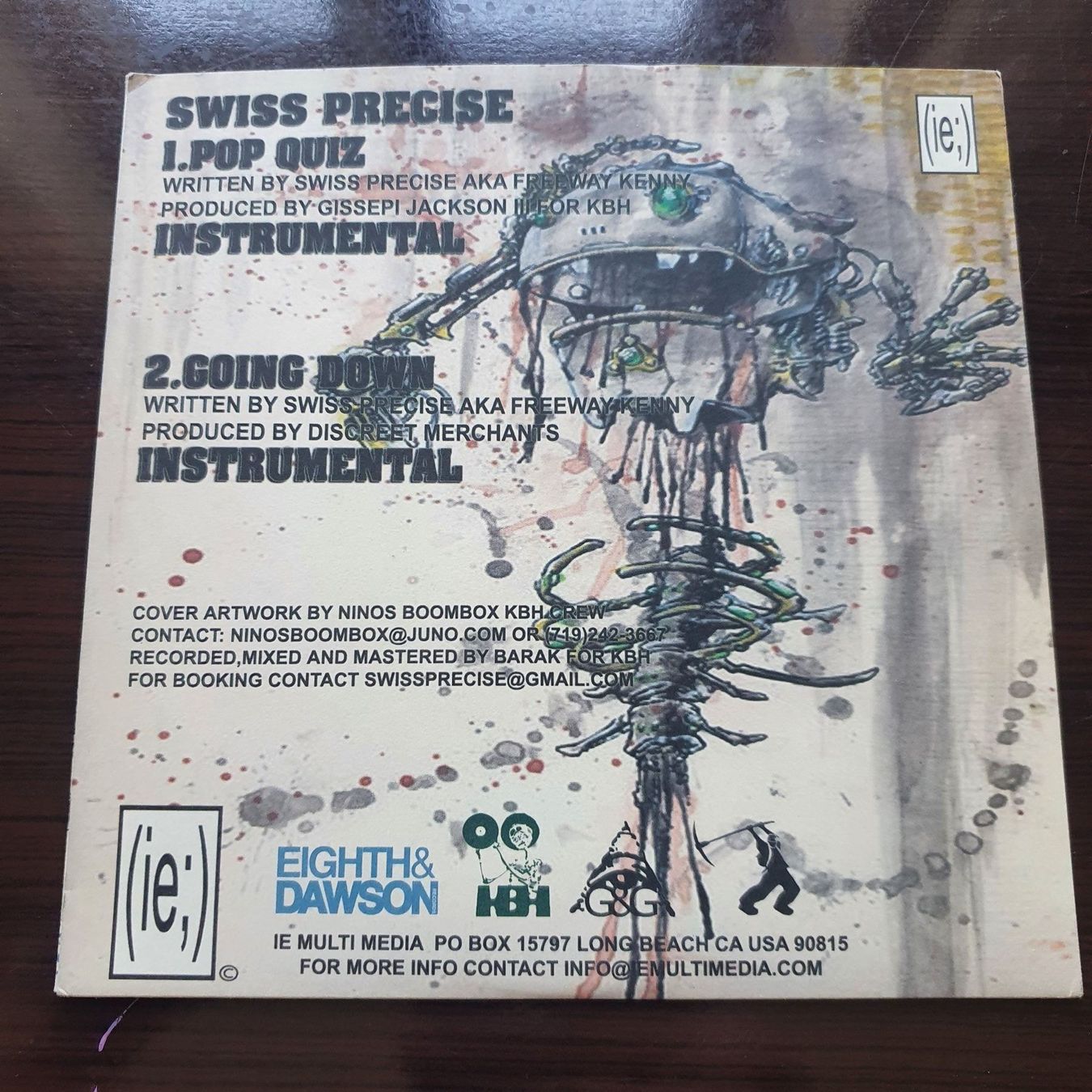 Dischi in vinile: Swiss precise - Pop quiz 7inch vinyl – Usato da Zürich venduto da haitimarasa 2