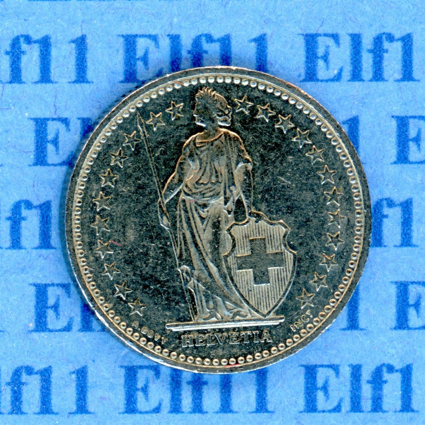 Tutti le monete: CHF___0.50 1999 -vz 50 Rappen – Usato da Widnau venduto da Elf11 1