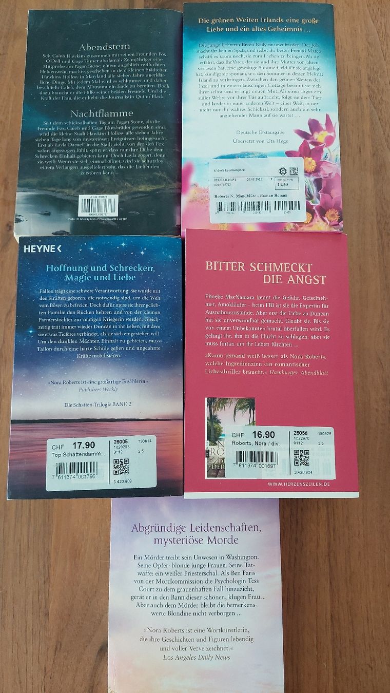 Libri: 5 Romane von Nora Roberts – Usato da Detligen venduto da yvut 1