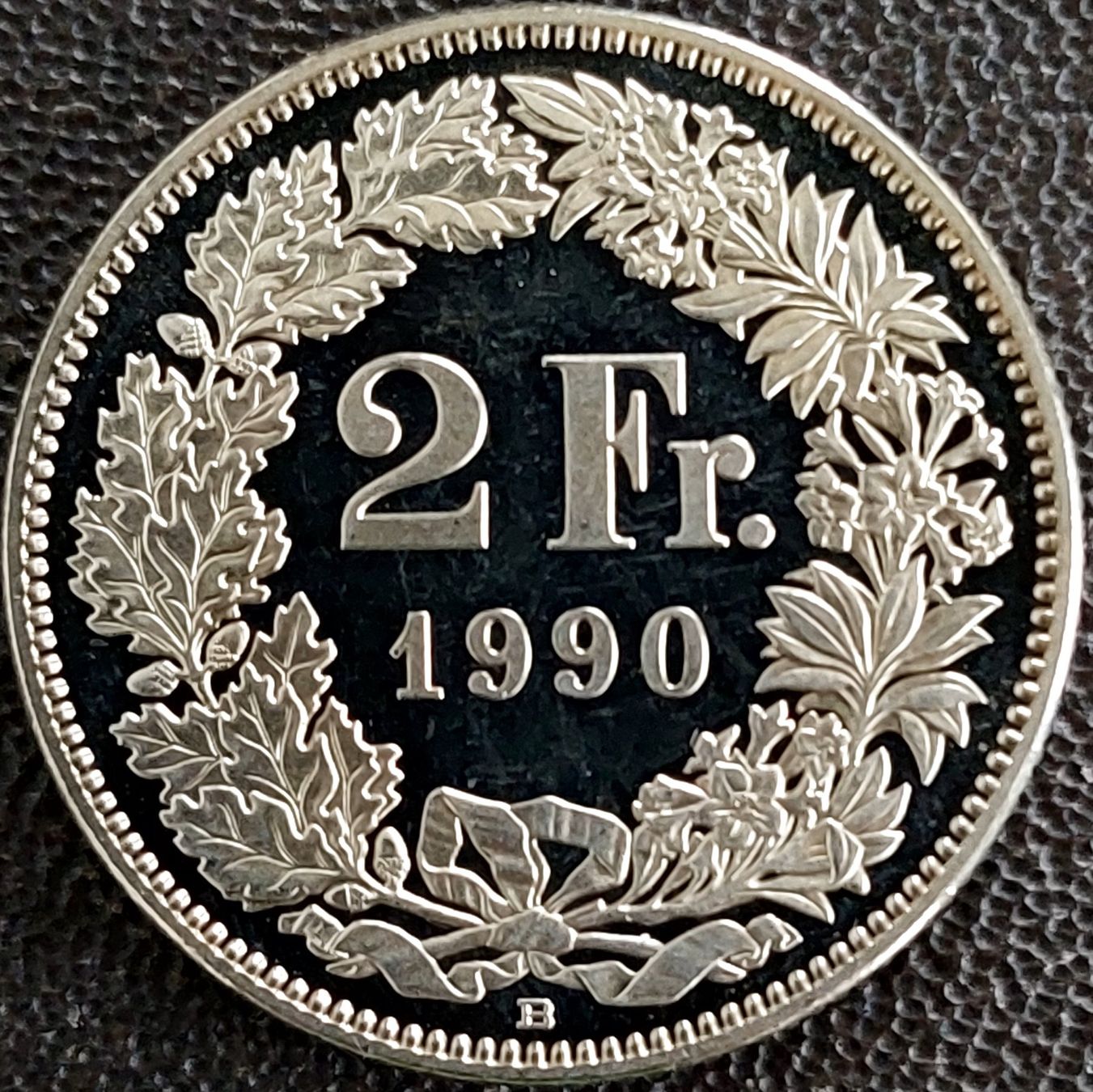 Alle Münzen: 2 Franken 1990 stgl. / aus Münzsatz – Neu (gemäss Beschreibung) aus Arch von coinsandmore