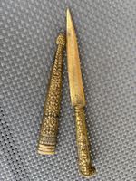 Vintage brass letter opener