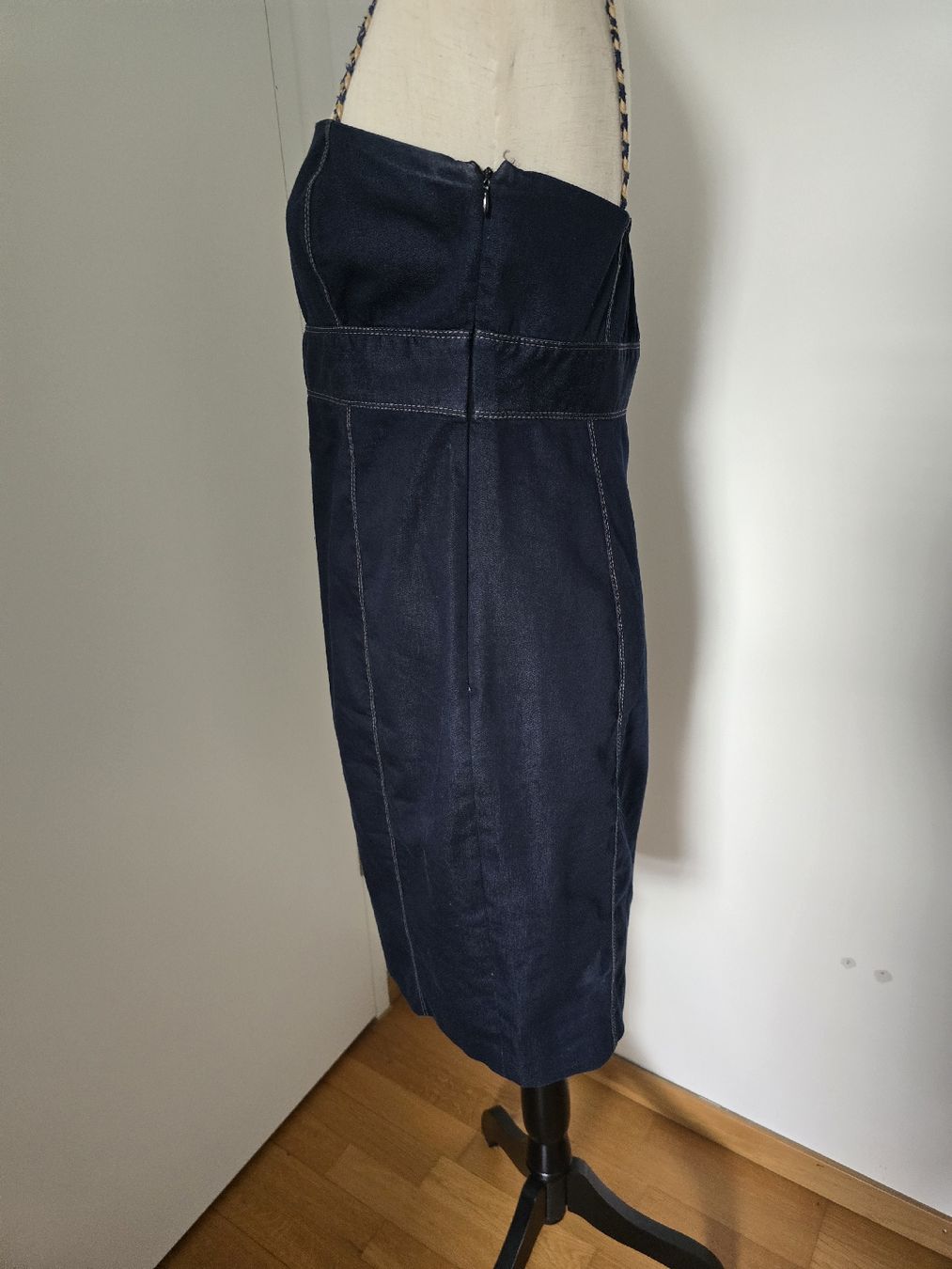 Zara Robes: Zara Basic Denim Minikleid Gr. L – Dunkelblau – D'occasion à Tecknau par Leni_SecondLove 2
