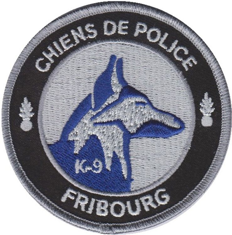 POLICE FRIBOURG K9 CHIENS DE POLICE Stoff mit Klett | Kaufen auf Ricardo