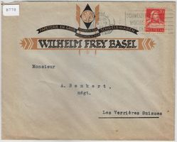 Basel 9.IX.1924 Wilhelm Frey Papeterie