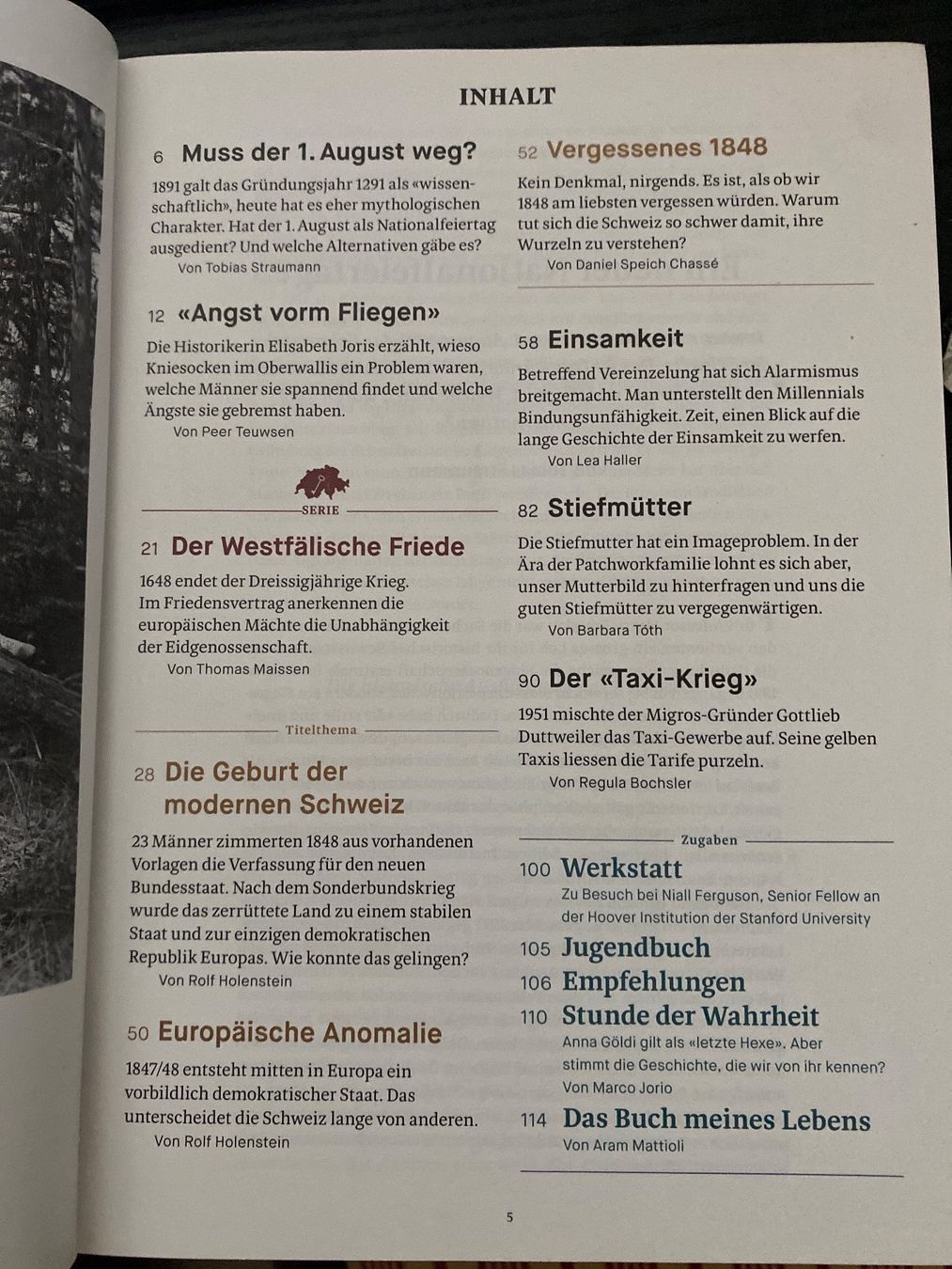 Zeitschriften & Magazine: NZZ Geschichte: Die Geburt der Schweiz – Gebraucht aus Erlinsbach SO von Silverstorm 1