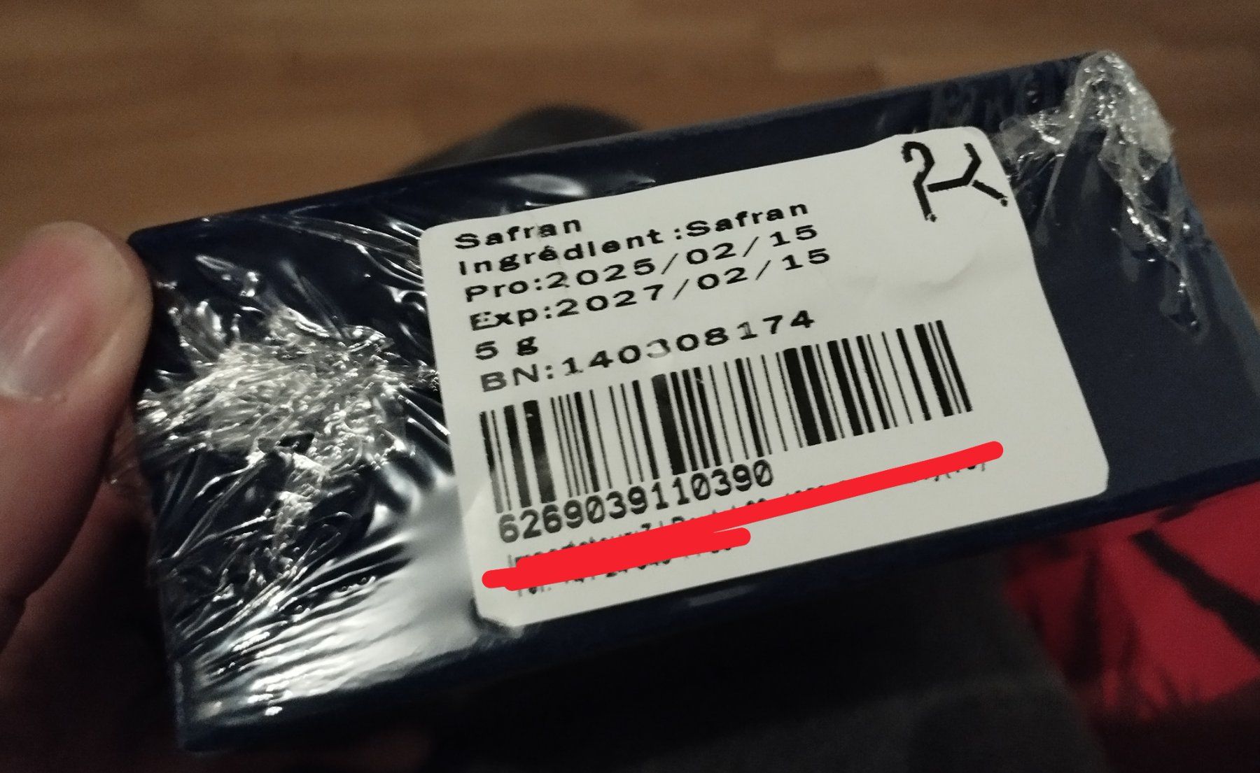 Lebensmittel & Spezialitäten: Coffret/velour Safran 5 gr IRAN – Neu und originalverpackt aus MONTHEY von Tibobo 4