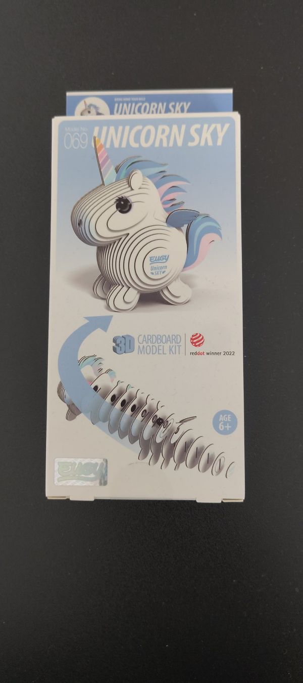 Kit bricolage: Eugy 3D Karton Bausatz Unicorn Sky Einhorn Modell Kit – Nuovo e nell'imballaggio originale da Felben-Wellhausen venduto da Awallner