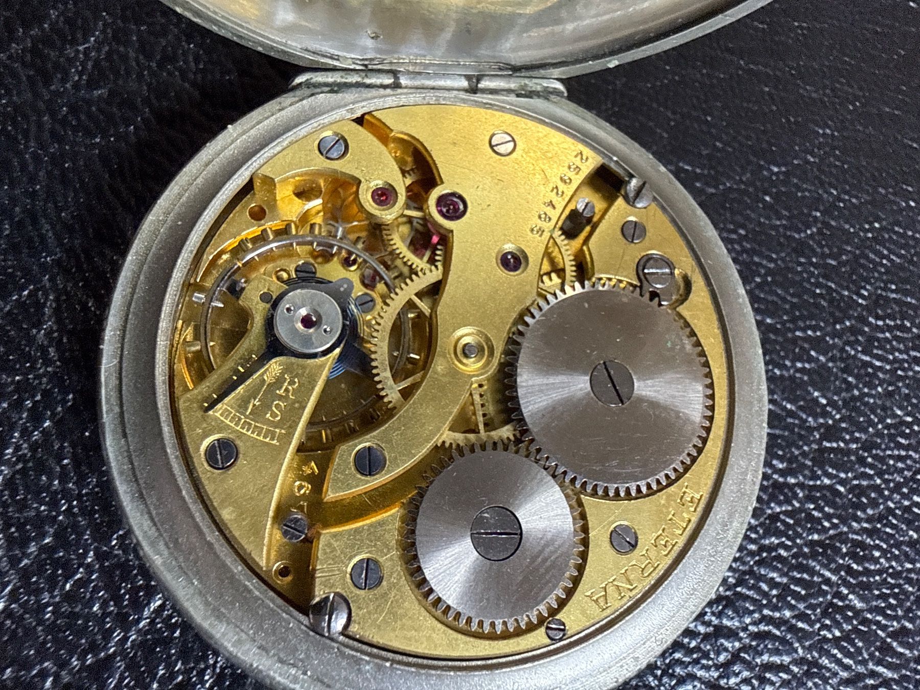 Eterna Uhren: Eterna Taschenuhr 48 mm – Gebraucht aus Pfeffingen von Allhandelklgwatches 3