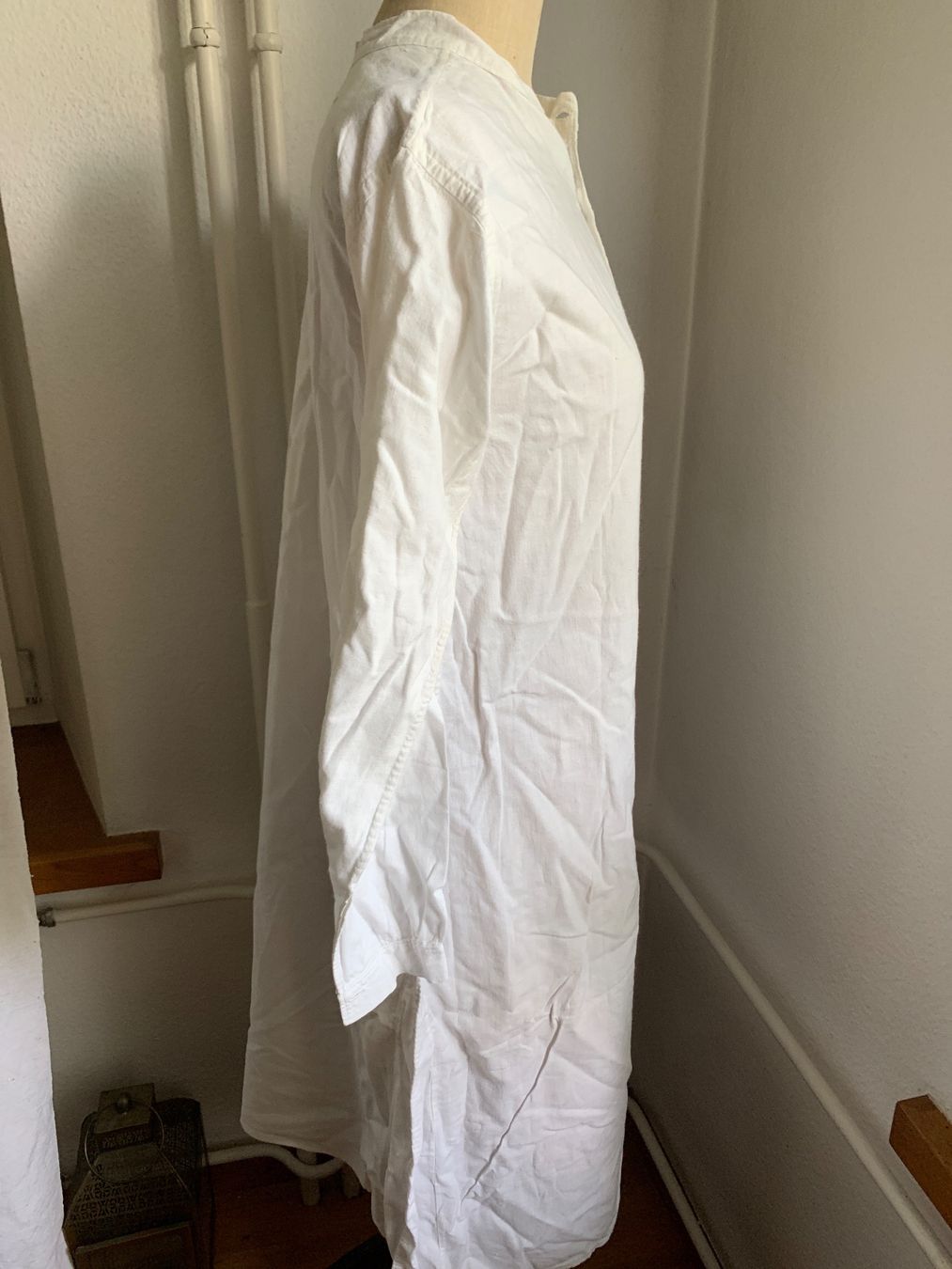 Negligees & Pigiami: Antikes Nachthemd langarm weiss Baumwolle Gr. 38 – Usato da Richterswil venduto da Moii89 1