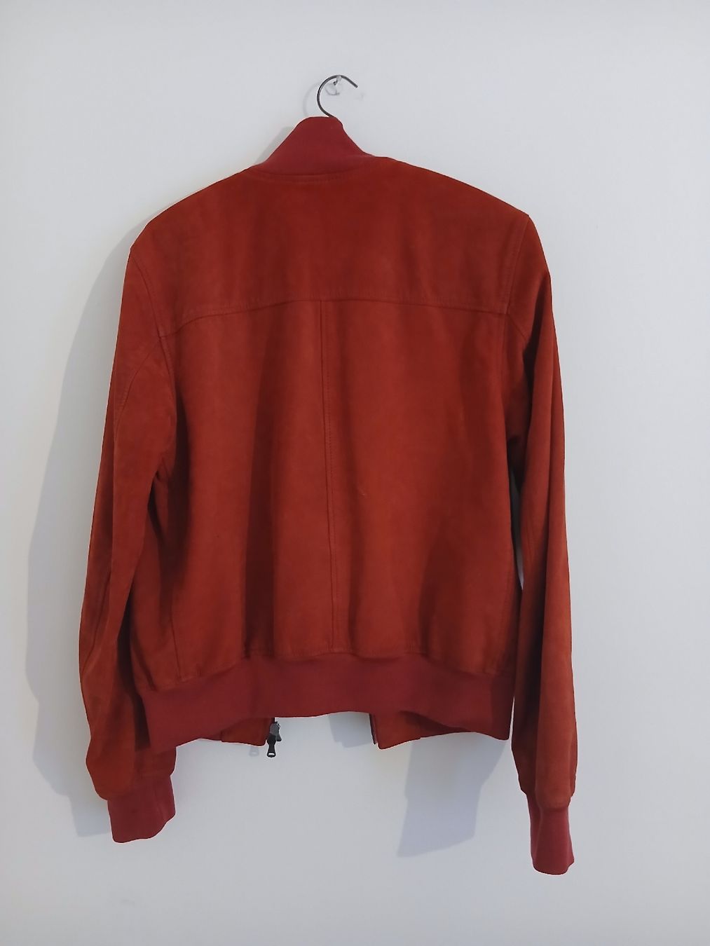 Giacche: Orciani Leather Velour Red Bomber Jacket IT 44 – Nuovo (secondo la descrizione) da Wil SG venduto da tre_g2l7 1