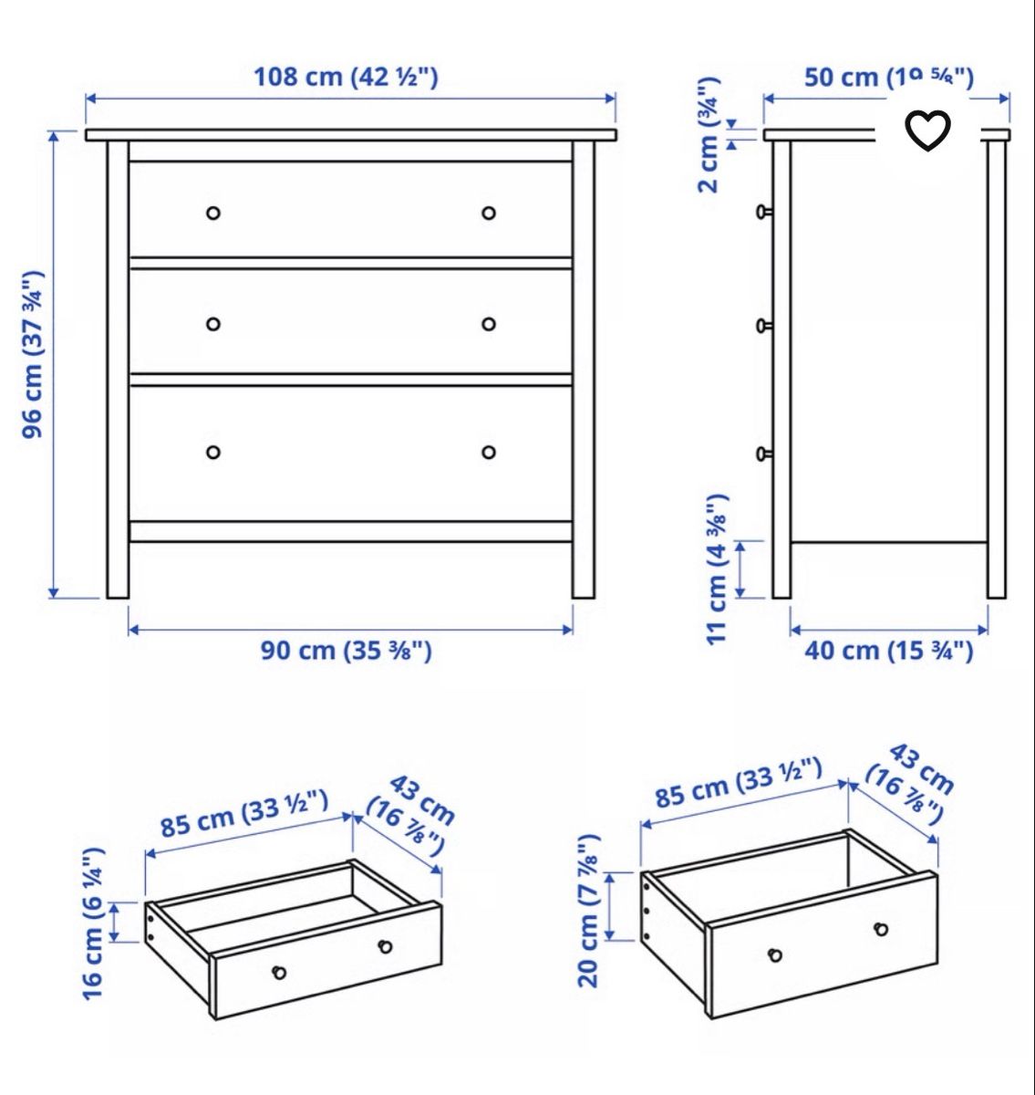 Kommoden: HEMNES Kommode - TOP ZUSTAND! – Gebraucht aus Zürich von ma_hub55 3