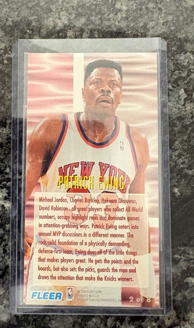 Nba Sammelbilder & Trading cards: NBA Patrick Ewing 94/95 Game Breakers Oversize Card – Neu (gemäss Beschreibung) aus Muttenz von joba23 1