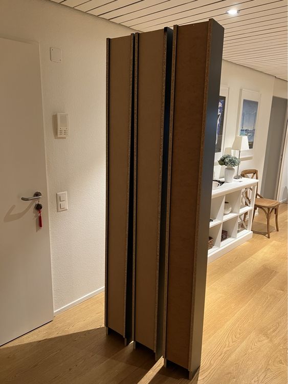 3x IKEA Gnedby CD-Regale (2x dunkelbraun, 1x schwarz) (Gebraucht) in ...