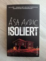Åsa Avdic ISOLlERT Thriller Roman Taschenbuch