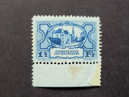 1925, Liechtenstein  -  Ergänzungswert