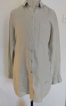 Leinenbluse lindengrün Emily van den Bergh 38