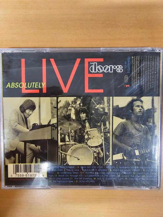 CD - The Doors – Absolutely Live | Kaufen auf Ricardo