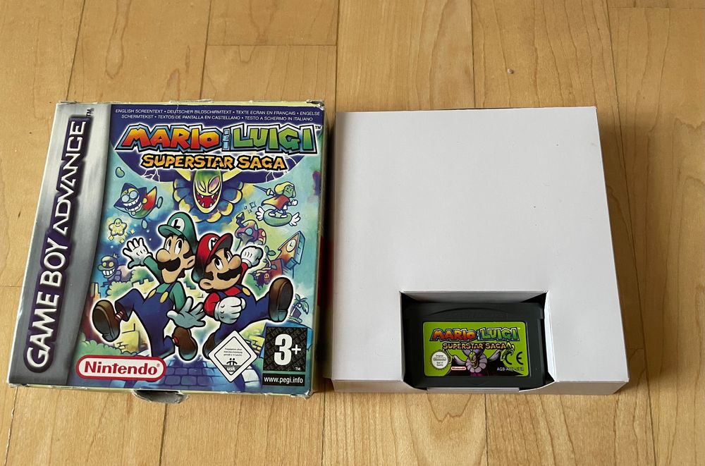 Jeu Game Boy Advance Mario & Luigi Superstar Saga - Cartouche D'origine, Bon état