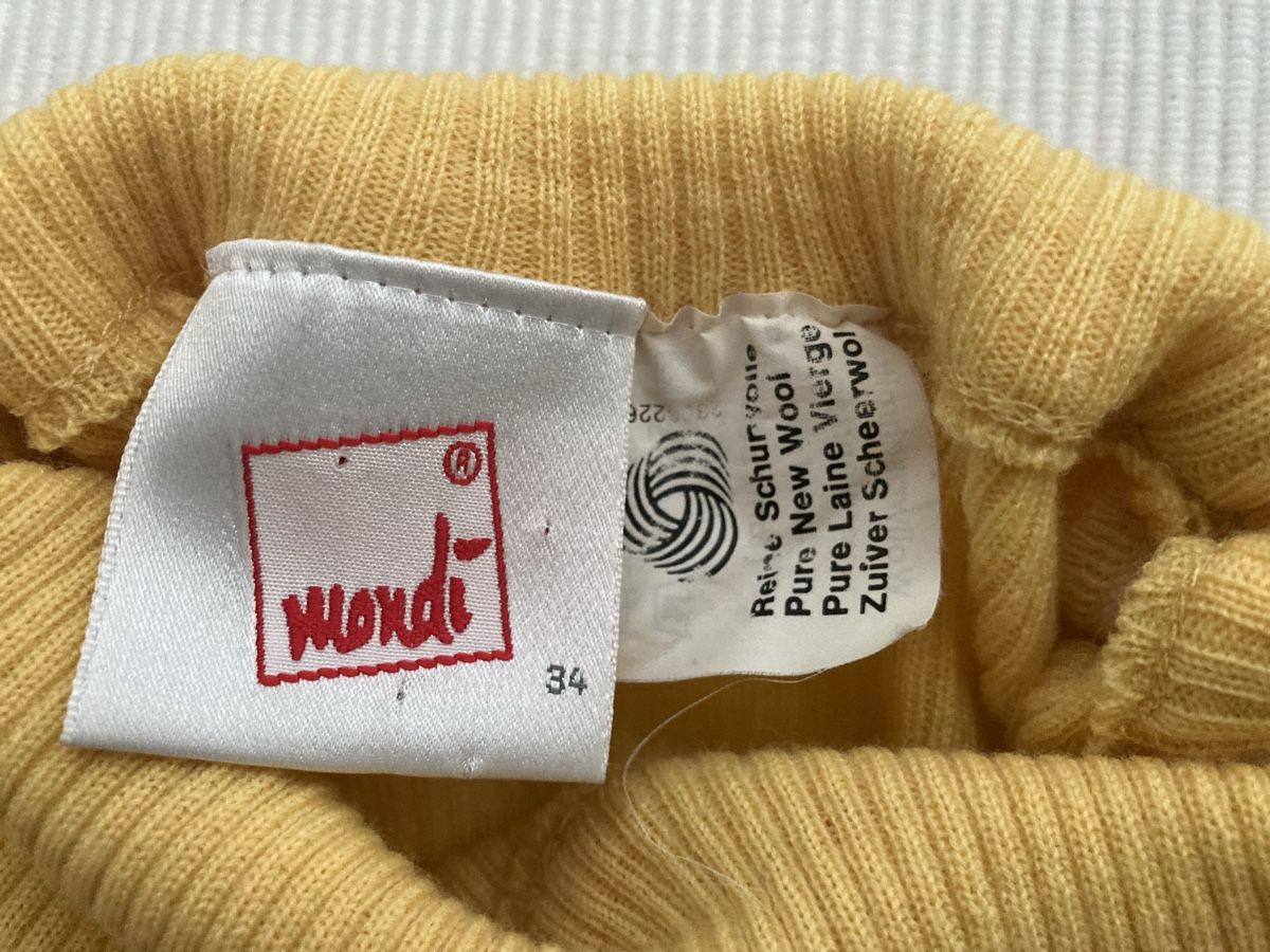 Maglioni & Felpe: Mondi Rollkragenpullover, Gr. 34, Gelb, 100% Wolle – Usato da Stetten AG venduto da Hanya 3