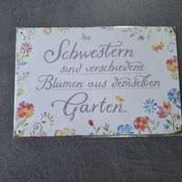 Total süsses Sprücheschild Schwestern NEU
