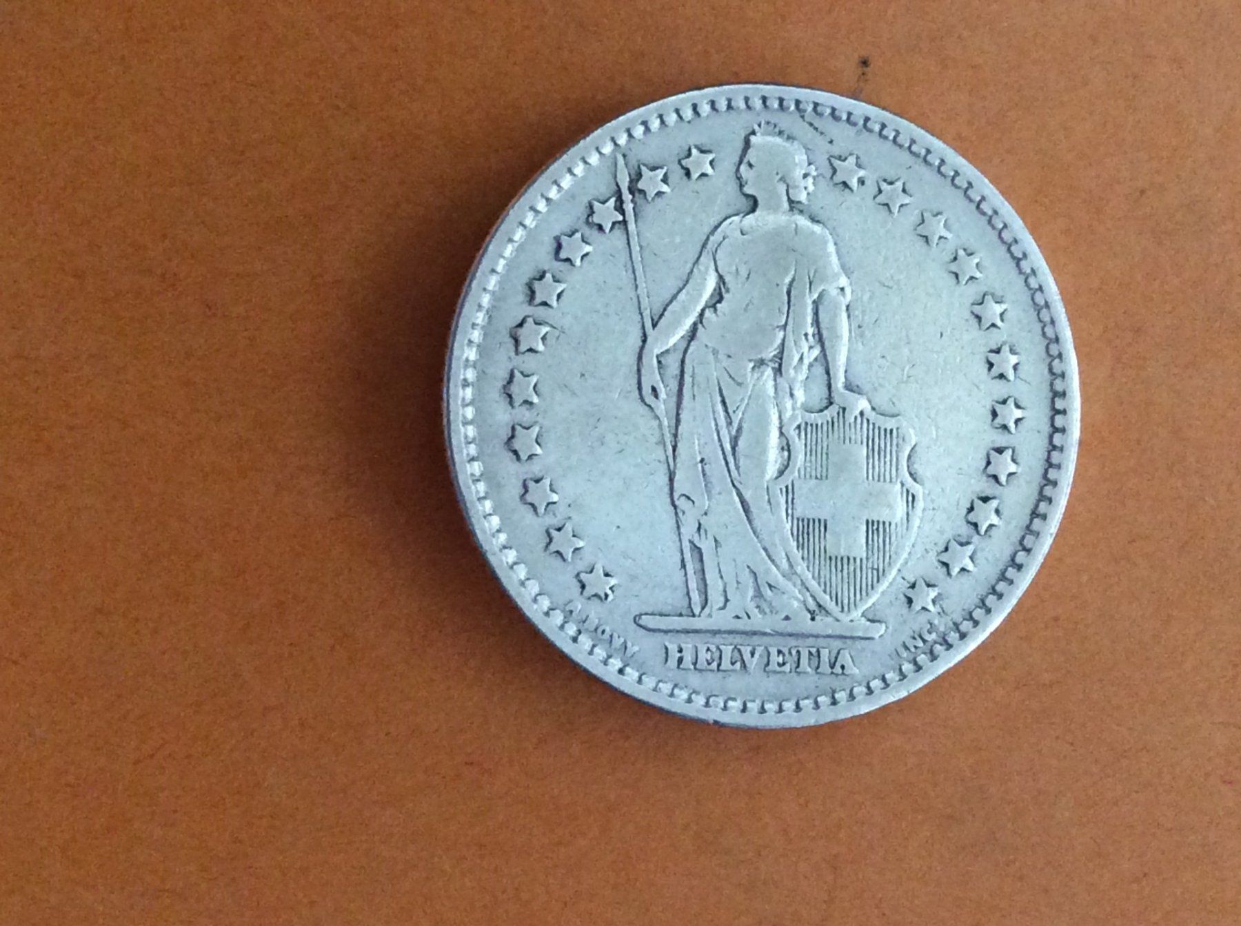 Alle Münzen: 2 francs  1920  Jolie – Gebraucht aus Genève von pie_fh2d 1