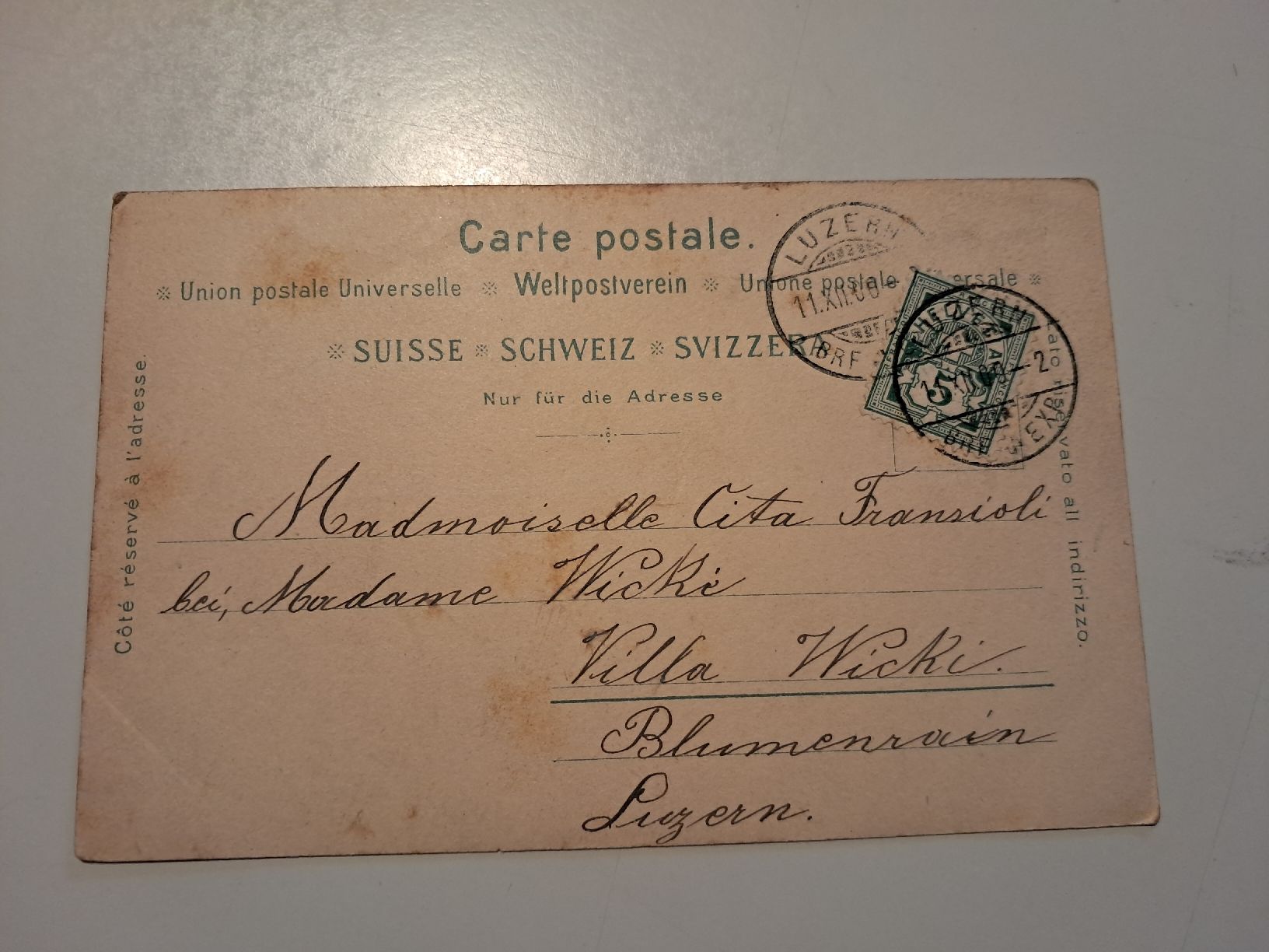 Ansichtskarten: saluti dal lago dei 4 cantoni – Gebraucht aus Gorduno von ema_7yhp 1